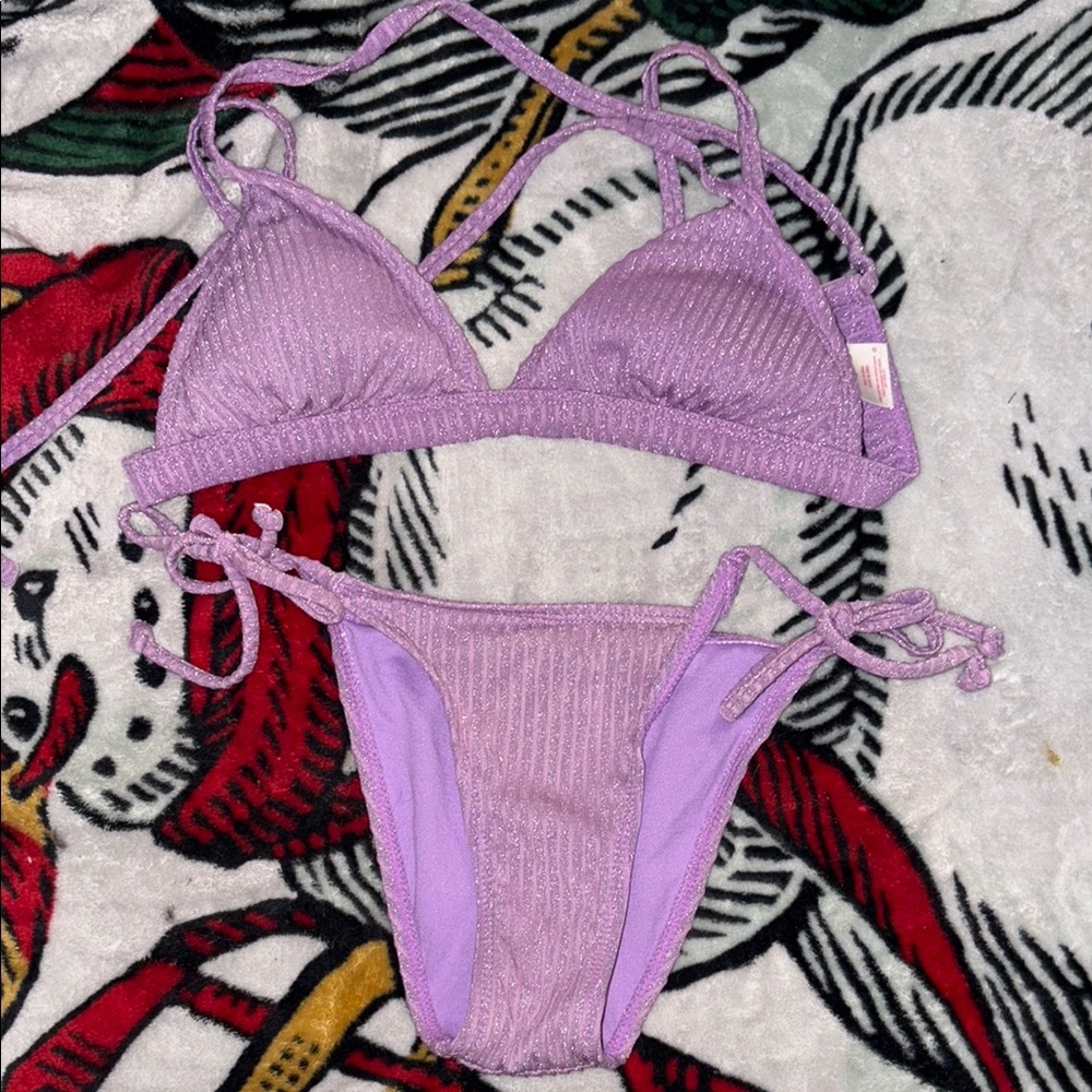 Lavender Bikini Set Sizes S-XS